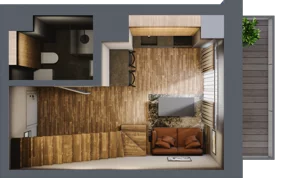 2 pokoje, apartament 39,99 m², piętro 4, oferta nr 41, Folwark Scheiblera, Łódź, Widzew, ul. Tymienieckiego 33A