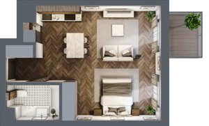1 pokój, apartament 39,01 m², piętro 2, oferta nr 19, Srebrna 5, Warszawa, Wola, Mirów, ul. Srebrna 5