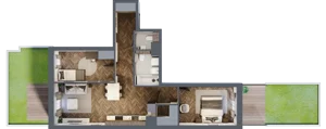 3 pokoje, apartament 60,99 m², parter, oferta nr A/4/0.1, Smardzewska 8, Poznań, Grunwald, Grunwald Południe, ul. Smardzewska 8