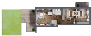 3 pokoje, apartament 69,75 m², piętro 4, oferta nr A/4/4.4, Smardzewska 8, Poznań, Grunwald, Grunwald Południe, ul. Smardzewska 8