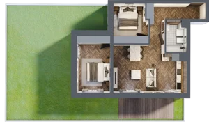 3 pokoje, apartament 57,17 m², parter, oferta nr A/1/0.2, Smardzewska 8, Poznań, Grunwald, Grunwald Południe, ul. Smardzewska 8