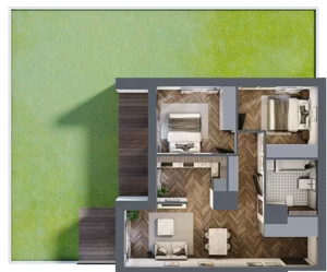 3 pokoje, mieszkanie 64,71 m², parter, oferta nr A/4/0.6, Smardzewska 8, Poznań, Grunwald, Grunwald Południe, ul. Smardzewska 8