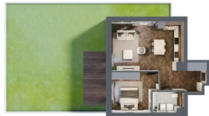 2 pokoje, apartament 48,28 m², parter, oferta nr A/1/0.1, Smardzewska 8, Poznań, Grunwald, Grunwald Południe, ul. Smardzewska 8