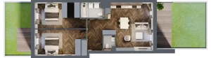 3 pokoje, mieszkanie 74,17 m², parter, oferta nr A/1/0.5, Smardzewska 8, Poznań, Grunwald, Grunwald Południe, ul. Smardzewska 8