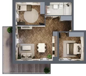 3 pokoje, apartament 62,89 m², piętro 2, oferta nr D.11, Premiera Bemowo, Warszawa, Bemowo, Chrzanów, ul. Coopera 5-7