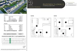 Dom 92,58 m², oferta nr 3/2, Osiedle Głosków etap VII, Głosków, ul. Jastrzębia