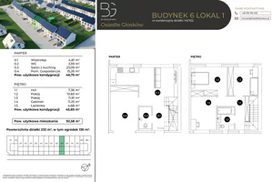 Dom 92,58 m², oferta nr 6/1, Osiedle Głosków etap VII, Głosków, ul. Jastrzębia