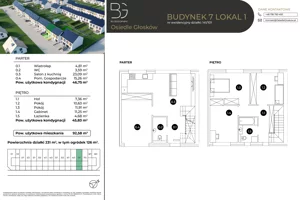 Dom 92,58 m², oferta nr 7/1, Osiedle Głosków etap VII, Głosków, ul. Jastrzębia