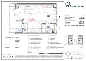 4 pokoje, mieszkanie 70,00 m², piętro 3, oferta nr 40, Apartamenty Poligonowa 4, Lublin, Sławin, ul. Poligonowa