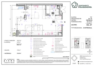 3 pokoje, mieszkanie 70,00 m², piętro 3, oferta nr 43, Apartamenty Poligonowa 4, Lublin, Sławin, ul. Poligonowa