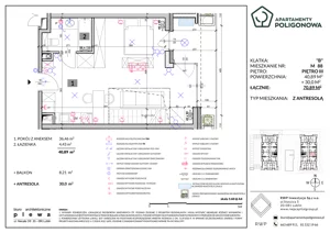 4 pokoje, mieszkanie 70,89 m², piętro 3, oferta nr 88, Apartamenty Poligonowa 4, Lublin, Sławin, ul. Poligonowa