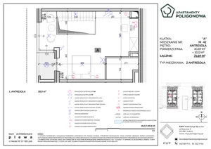 4 pokoje, mieszkanie 70,89 m², piętro 3, oferta nr 42, Apartamenty Poligonowa 4, Lublin, Sławin, ul. Poligonowa