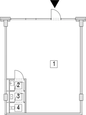 Lokal użytkowy 76,50 m², oferta nr 00.CU.03.2, Krakowska 35 - lokale użytkowe, Wrocław, Przedmieście Oławskie, Krzyki, ul. Krakowska