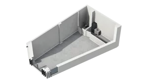 Lokal użytkowy 55,86 m², oferta nr H1-U-0-3, Heyki City ATAL - lokale użytkowe, Szczecin, Prawobrzeże, Międzyodrze, ul. Leona Heyki