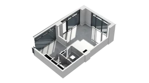Lokal użytkowy 53,43 m², oferta nr H1-U-1-1, Heyki City ATAL - lokale użytkowe, Szczecin, Prawobrzeże, Międzyodrze, ul. Leona Heyki