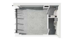 Lokal użytkowy 42,24 m², oferta nr H2-U-0-1, Heyki City ATAL - lokale użytkowe, Szczecin, Prawobrzeże, Międzyodrze, ul. Leona Heyki