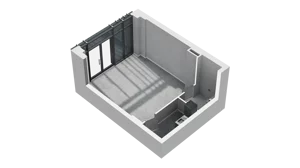 Lokal użytkowy 42,24 m², oferta nr H2-U-0-1, Heyki City ATAL - lokale użytkowe, Szczecin, Prawobrzeże, Międzyodrze, ul. Leona Heyki