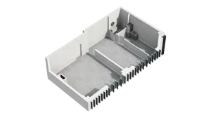 Lokal użytkowy 72,27 m², oferta nr H2-U-1-5, Heyki City ATAL - lokale użytkowe, Szczecin, Prawobrzeże, Międzyodrze, ul. Leona Heyki