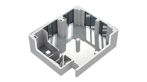 Lokal użytkowy 67,41 m², oferta nr H2-U-1-3, Heyki City ATAL - lokale użytkowe, Szczecin, Prawobrzeże, Międzyodrze, ul. Leona Heyki