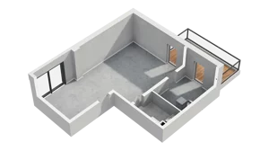 Lokal użytkowy 63,10 m², oferta nr H3-U-1-3, Heyki City ATAL - lokale użytkowe, Szczecin, Prawobrzeże, Międzyodrze, ul. Leona Heyki