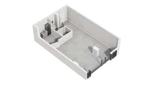 Lokal użytkowy 57,53 m², oferta nr H4-U-1-2, Heyki City ATAL - lokale użytkowe, Szczecin, Prawobrzeże, Międzyodrze, ul. Leona Heyki