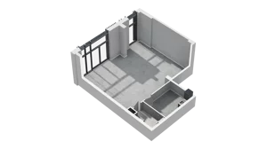 Lokal użytkowy 46,28 m², oferta nr H3-U-0-3, Heyki City ATAL - lokale użytkowe, Szczecin, Prawobrzeże, Międzyodrze, ul. Leona Heyki