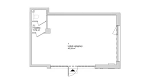 Lokal użytkowy 46,38 m², oferta nr U.0.0.5, ATAL Parkowa - lokale użytkowe, Poznań, Nowe Miasto, Osiedle Warszawskie, ul. Mogileńska