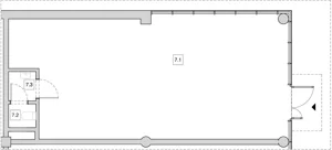 Lokal użytkowy 83,43 m², oferta nr 7, Nowe Miasto Polesie III - lokale usługowe, Łódź, Polesie, Lublinek-Pienista, ul. Pienista