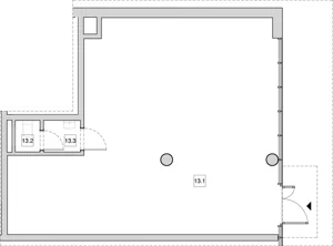 Lokal użytkowy 92,34 m², oferta nr 13, Nowe Miasto Polesie III - lokale usługowe, Łódź, Polesie, Lublinek-Pienista, ul. Pienista