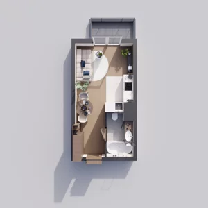 1 pokój, mieszkanie 26,90 m², piętro 2, oferta nr A3.2.176, ATAL Floriana, Szczecin, Śródmieście, Łasztownia, św. Floriana