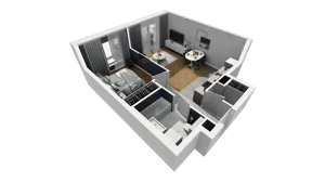 2 pokoje, mieszkanie 43,31 m², piętro 2, oferta nr 1A.12, Akacjowa Wita, Kraków, Prądnik Czerwony, Rakowice, ul. Akacjowa