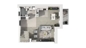 2 pokoje, apartament 74,20 m², piętro 1, oferta nr 16D.2, Przystań Sobieszewo, Gdańsk, Wyspa Sobieszewska, ul. Narcyzowa