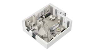 2 pokoje, apartament 74,20 m², piętro 1, oferta nr 16D.2, Przystań Sobieszewo, Gdańsk, Wyspa Sobieszewska, ul. Narcyzowa