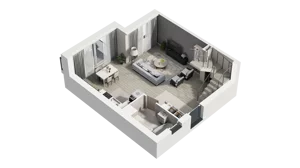 2 pokoje, apartament 74,20 m², piętro 1, oferta nr 16D.2, Przystań Sobieszewo, Gdańsk, Wyspa Sobieszewska, ul. Narcyzowa