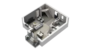 2 pokoje, apartament 74,20 m², piętro 1, oferta nr 16D.2, Przystań Sobieszewo, Gdańsk, Wyspa Sobieszewska, ul. Narcyzowa