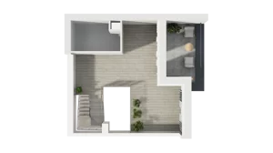 2 pokoje, apartament 74,20 m², piętro 1, oferta nr 16D.2, Przystań Sobieszewo, Gdańsk, Wyspa Sobieszewska, ul. Narcyzowa