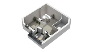 2 pokoje, apartament 74,20 m², piętro 1, oferta nr 16D.2, Przystań Sobieszewo, Gdańsk, Wyspa Sobieszewska, ul. Narcyzowa