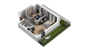 2 pokoje, mieszkanie 39,94 m², piętro 1, oferta nr A6.1.62, ATAL Ruczaj, Kraków, Łagiewniki-Borek Fałęcki, Borek Fałęcki, ul. Obozowa