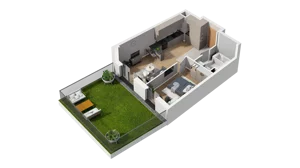 2 pokoje, mieszkanie 39,94 m², piętro 1, oferta nr A6.1.62, ATAL Ruczaj, Kraków, Łagiewniki-Borek Fałęcki, Borek Fałęcki, ul. Obozowa