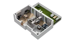 2 pokoje, mieszkanie 53,30 m², parter, oferta nr A5.0.38, ATAL Ruczaj, Kraków, Łagiewniki-Borek Fałęcki, Borek Fałęcki, ul. Obozowa