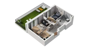 2 pokoje, mieszkanie 53,30 m², parter, oferta nr A5.0.38, ATAL Ruczaj, Kraków, Łagiewniki-Borek Fałęcki, Borek Fałęcki, ul. Obozowa