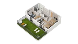2 pokoje, mieszkanie 53,30 m², parter, oferta nr A5.0.38, ATAL Ruczaj, Kraków, Łagiewniki-Borek Fałęcki, Borek Fałęcki, ul. Obozowa