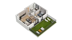 2 pokoje, mieszkanie 46,05 m², parter, oferta nr A6.0.59, ATAL Ruczaj, Kraków, Łagiewniki-Borek Fałęcki, Borek Fałęcki, ul. Obozowa