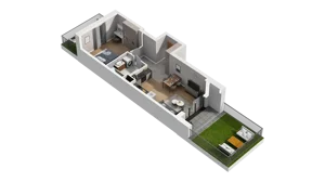2 pokoje, mieszkanie 46,55 m², piętro 1, oferta nr A6.1.63, ATAL Ruczaj, Kraków, Łagiewniki-Borek Fałęcki, Borek Fałęcki, ul. Obozowa