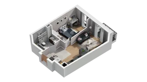 2 pokoje, mieszkanie 41,71 m², piętro 2, oferta nr A4.2.14, ATAL Ruczaj, Kraków, Łagiewniki-Borek Fałęcki, Borek Fałęcki, ul. Obozowa