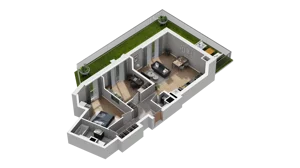 3 pokoje, mieszkanie 68,70 m², parter, oferta nr A3.0.51, ATAL Ruczaj, Kraków, Łagiewniki-Borek Fałęcki, Borek Fałęcki, ul. Obozowa