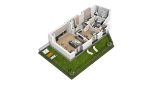 3 pokoje, mieszkanie 68,70 m², parter, oferta nr A3.0.51, ATAL Ruczaj, Kraków, Łagiewniki-Borek Fałęcki, Borek Fałęcki, ul. Obozowa