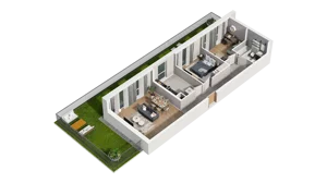 3 pokoje, mieszkanie 70,43 m², parter, oferta nr A3.0.52, ATAL Ruczaj, Kraków, Łagiewniki-Borek Fałęcki, Borek Fałęcki, ul. Obozowa