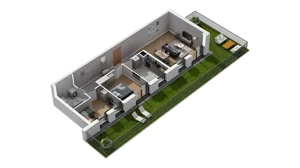 3 pokoje, mieszkanie 70,43 m², parter, oferta nr A3.0.52, ATAL Ruczaj, Kraków, Łagiewniki-Borek Fałęcki, Borek Fałęcki, ul. Obozowa