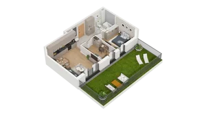 3 pokoje, mieszkanie 54,10 m², piętro 1, oferta nr A1.1.06, ATAL Ruczaj, Kraków, Łagiewniki-Borek Fałęcki, Borek Fałęcki, ul. Obozowa